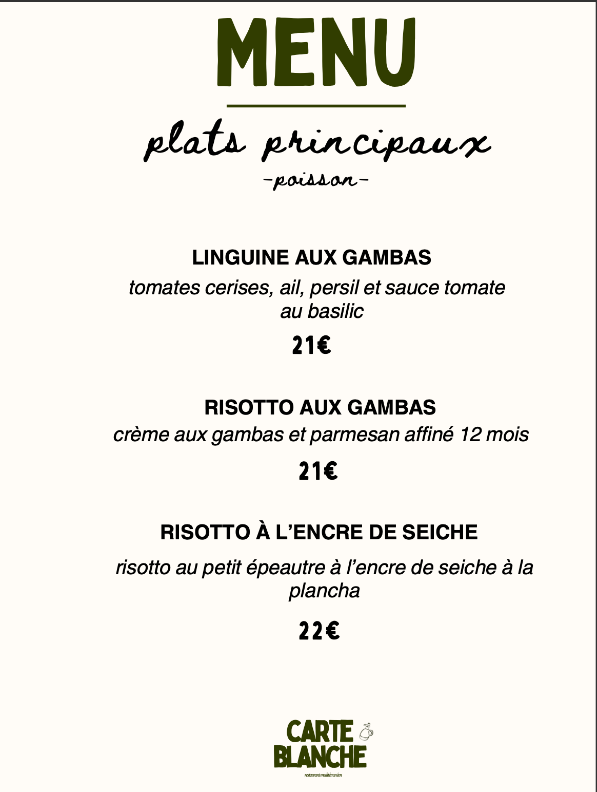 Plats méditerranéens