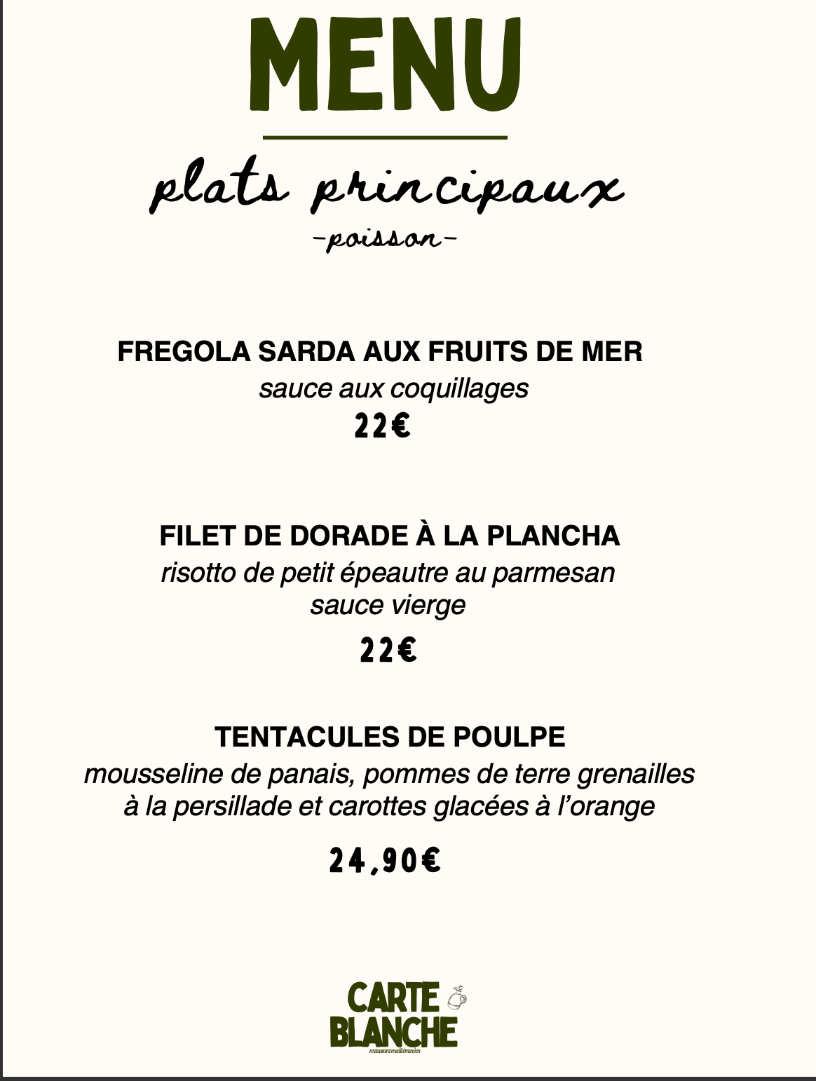 Plats méditerranéens