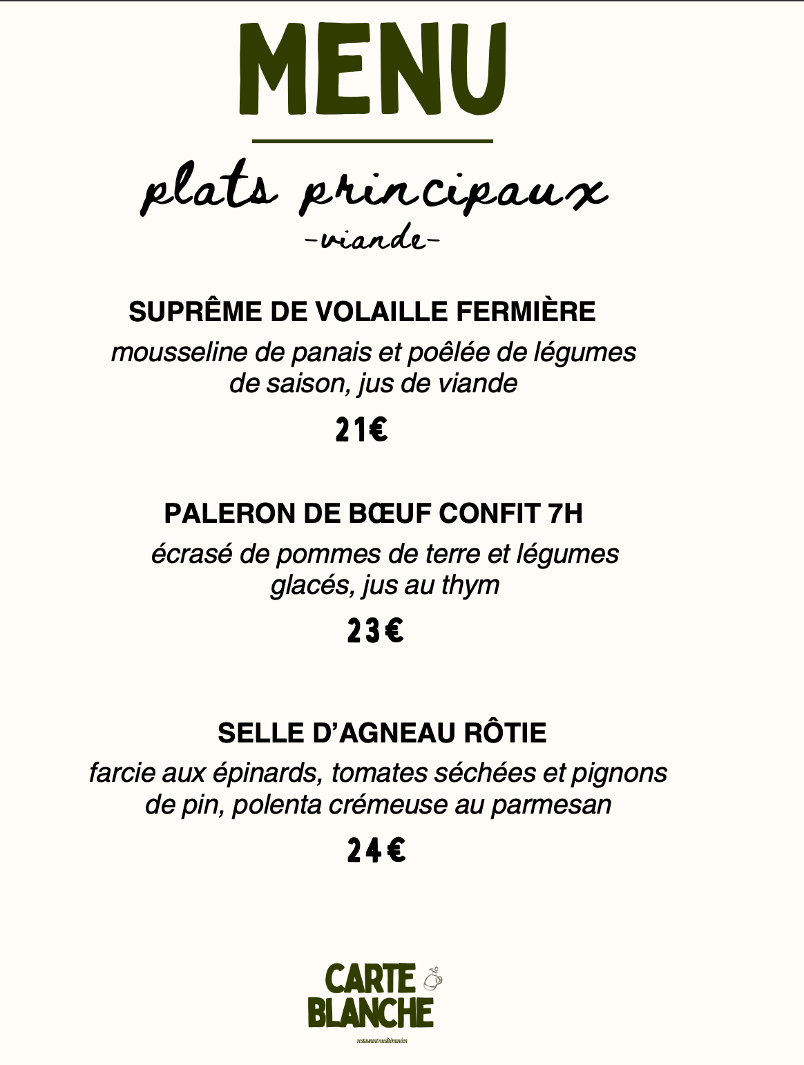 Plats méditerranéens